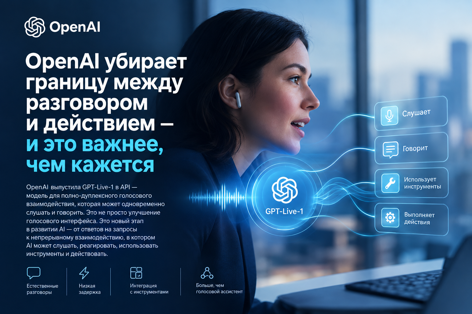 OpenAI стирает границу между разговором и действием — и это важнее, чем кажется